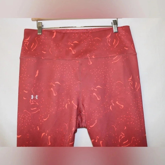 Women’s Under Armour Coldgear Armour Printed Activewear Workout Leggings Size 1X - Picture 3 of 10